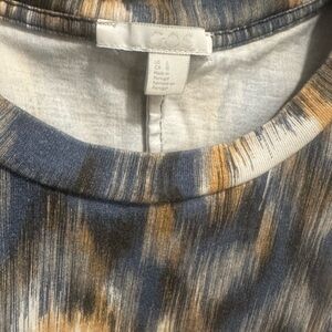 COS Multicolor Abstract Pattern Top